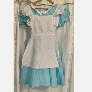Alice in Wonderland Dress Costume w/ Apron Adult M Forum Novelties Cosplay